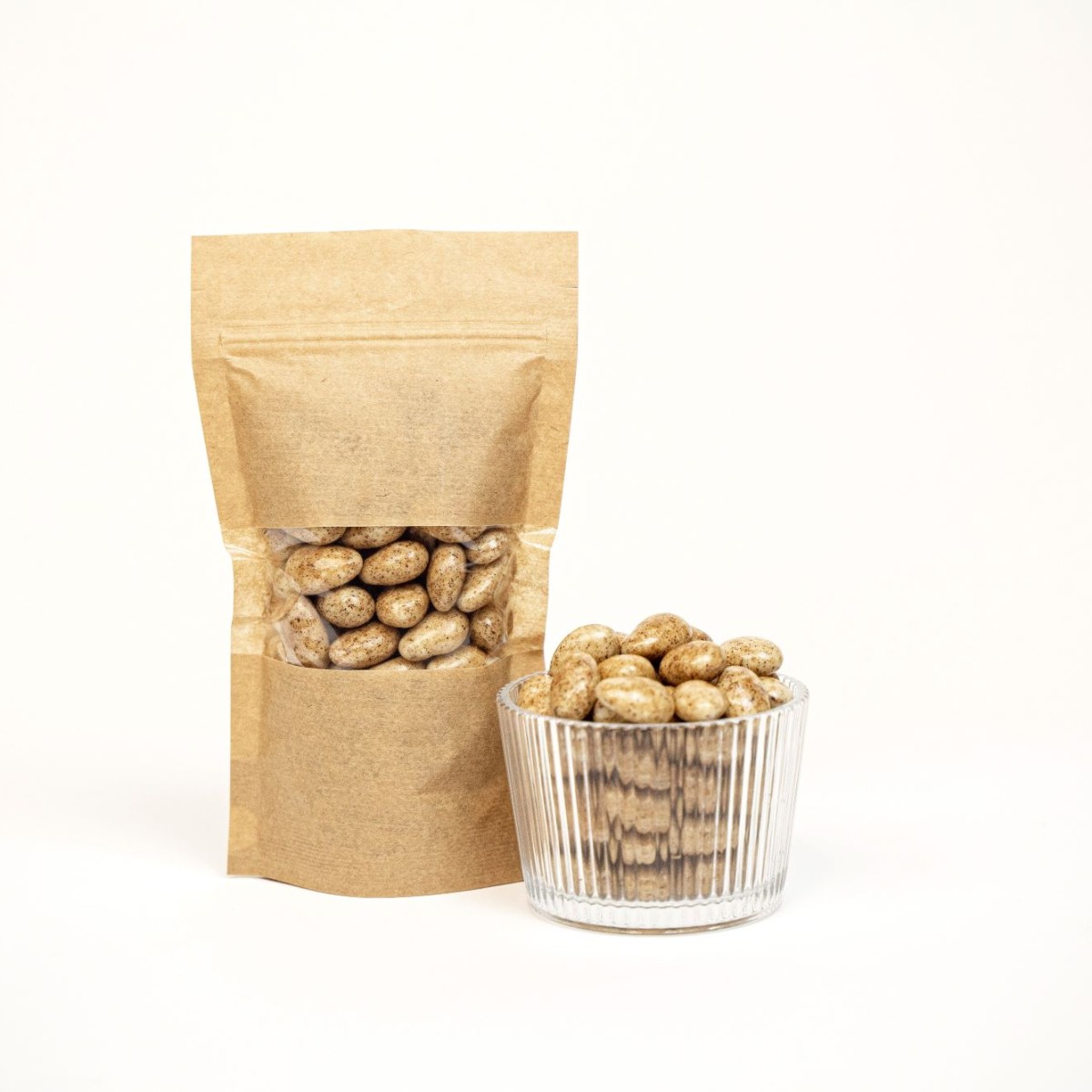 Migdały w białej czekoladzie z cynamonem 200g